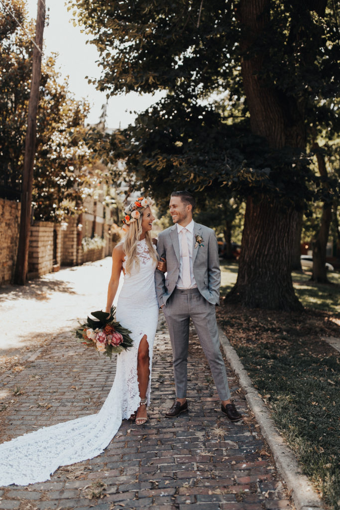 bride and groom wedding photo